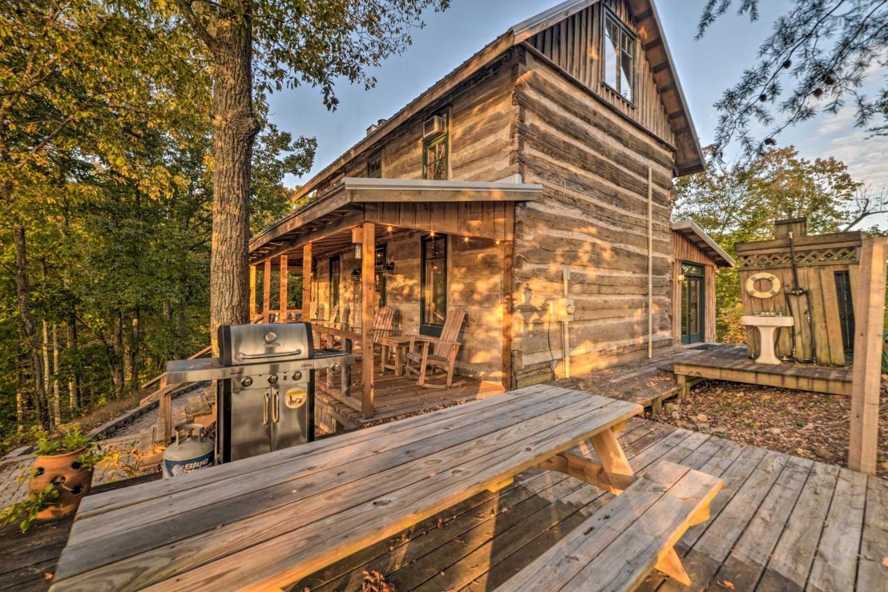 Villa Historic Cabin With Stunning Kentucky Lake View à Waverly Extérieur photo