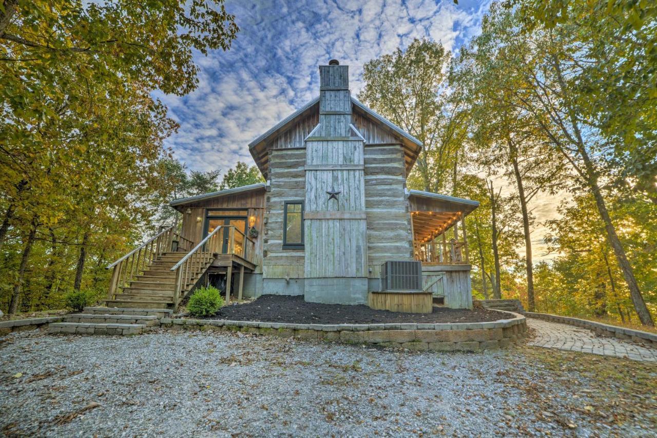 Villa Historic Cabin With Stunning Kentucky Lake View à Waverly Extérieur photo